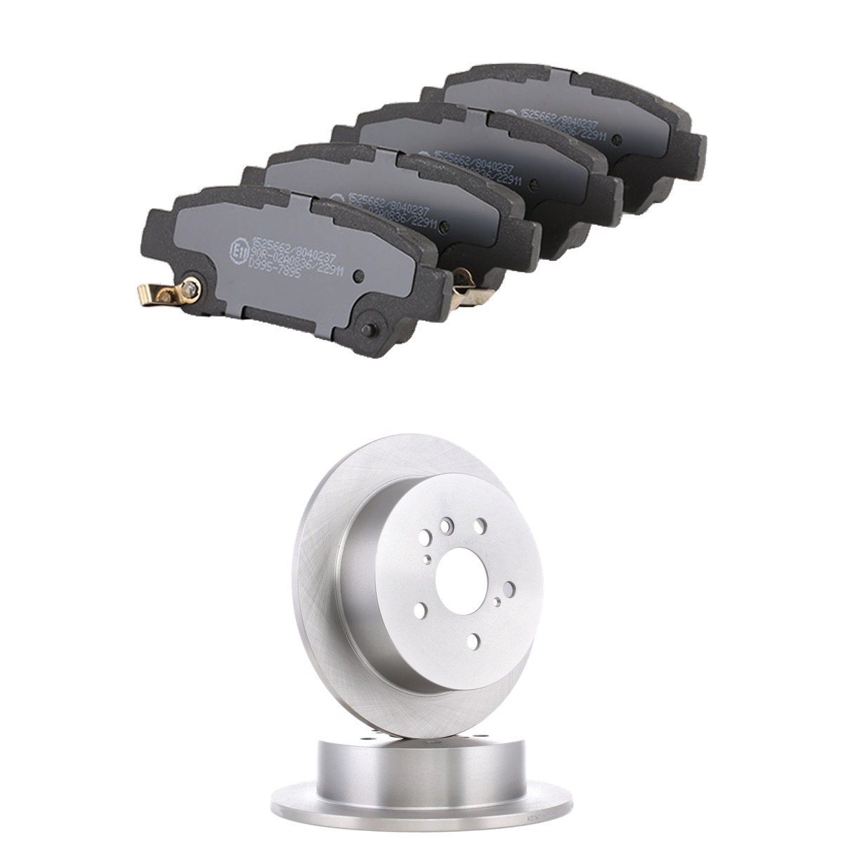 RIDEX Σετ φρένων, δισκόφρενα 3405B3327 Σετ φρένων τακακια και δισκοπλακες RIDEX Toyota GT 86 3405B3327