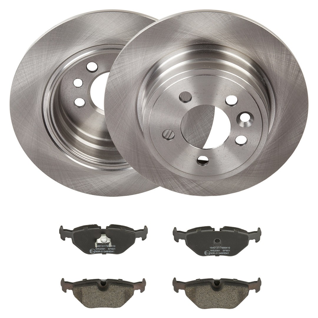 RIDEX Bromssats, skivbroms 3405B3337 MG bromsbelägg och bromsskivor RIDEX 3405B3337