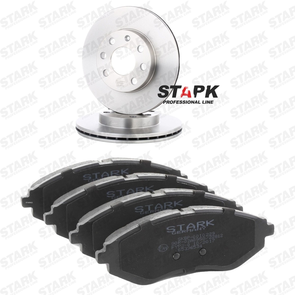 STARK Bromssats, skivbroms SKBK-10993381 SKBK-10993381 STARK bromsskivor och bromsbelägg OPEL FRONTERA