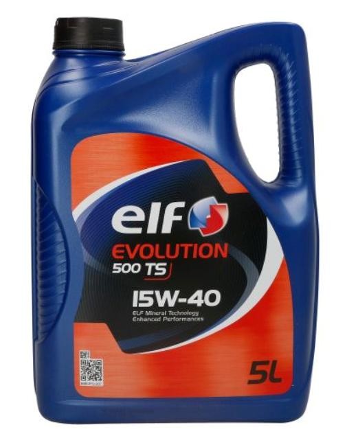 ELF Moottoriöljy 2216269 Moottoriöljy ELF Evolution 500 TS 15W-40, 5l