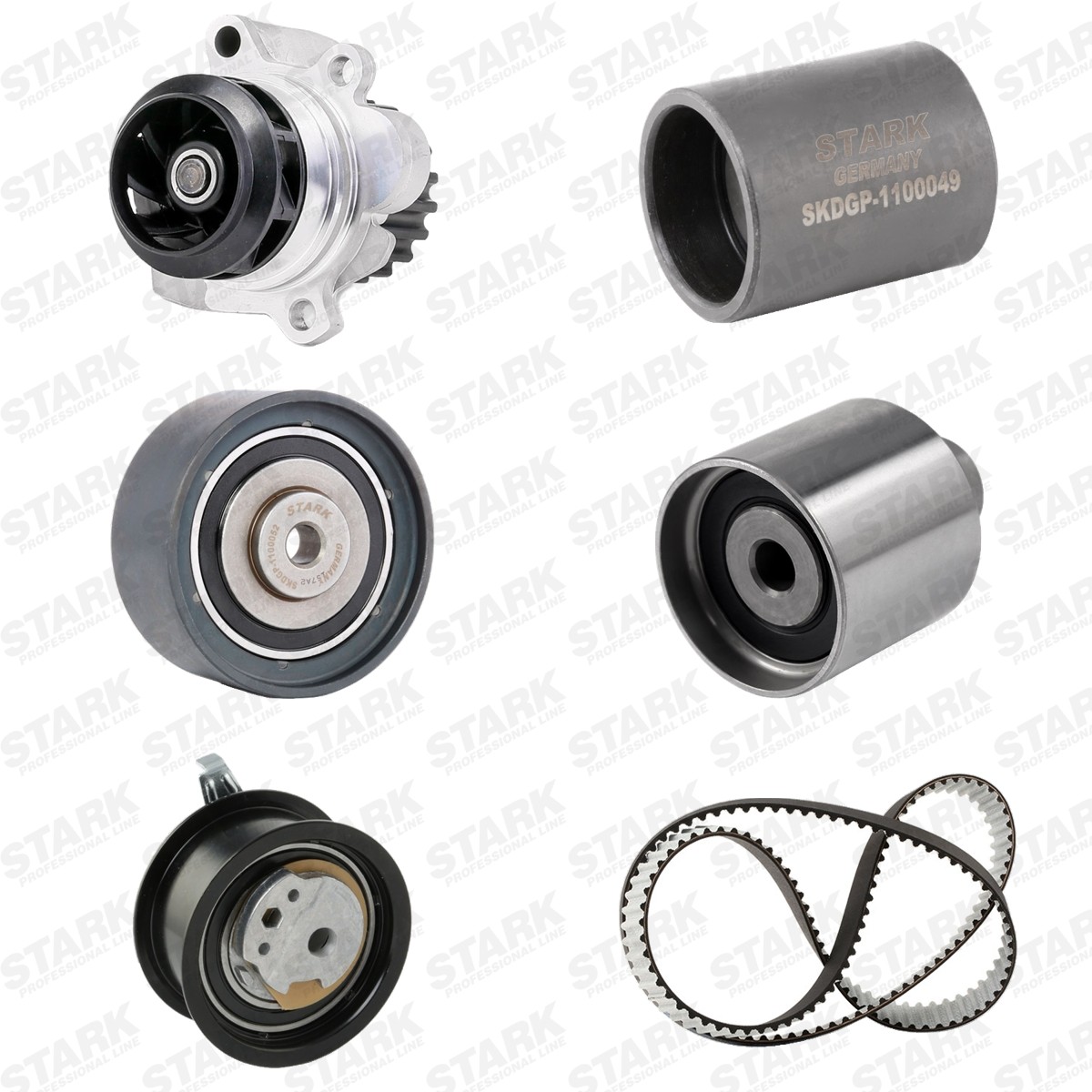 STARK Distributieriem set + waterpomp SKWPT-0750620 SKWPT-0750620 Distributieriem set + waterpomp STARK BMW 6-serie