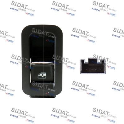 SIDAT Slēdzis, Stikla pacēlājmehānisms 5.145572A2 Stikla pacēlāja slēdzis SIDAT Volkswagen AMAROK 5.145572A2