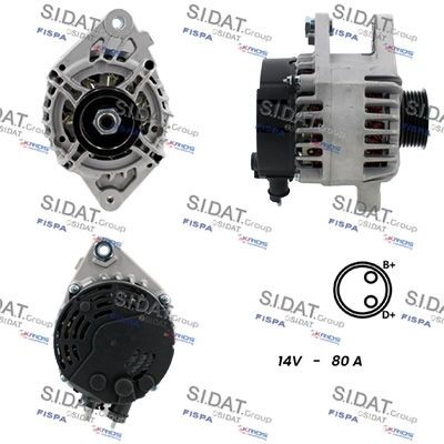 SIDAT Generaator A12DE1140A2 Generaator SIDAT Toyota CAMRY A12DE1140A2