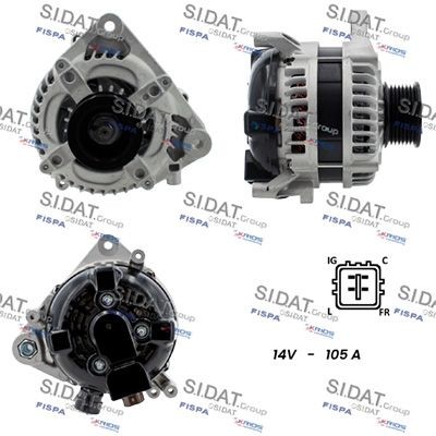 SIDAT A12DE1214A2 Alternateur SIDAT A12DE1214A2 Alternateur