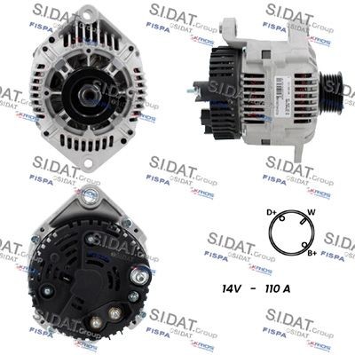 SIDAT Alternator A12VA1291A2 SIDAT A12VA1291A2 Sport spіder Roadster alternator price