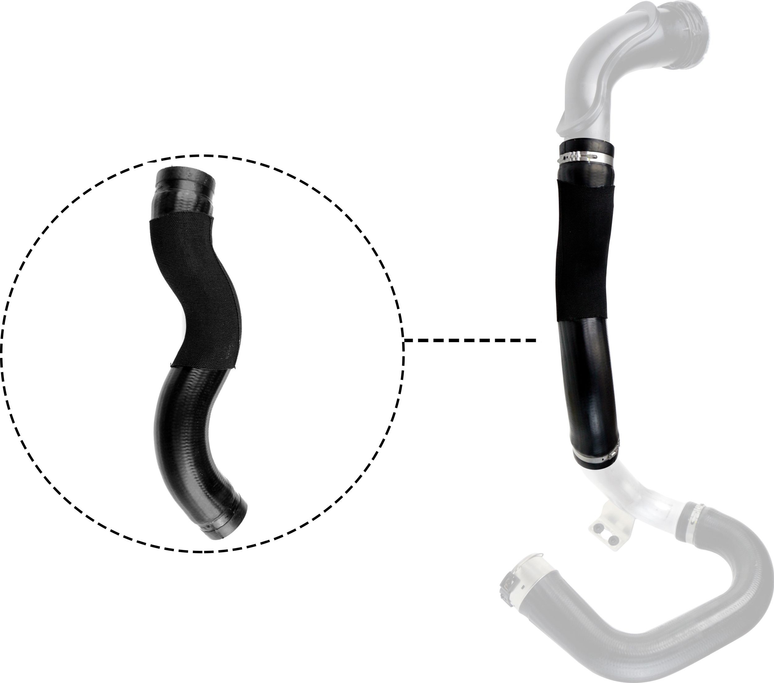 Ladeluftslange GATES 09-0701 GATES 09-0701 Turboslange OPEL MOKKA 2015