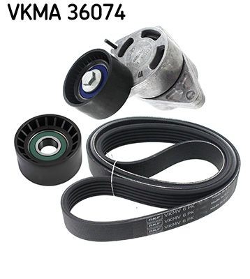 SKF Σετ ιμάντων poly-V VKMA 36074 τιμες Κιτ ιμάντα κίνησης Renault JD VKMA 36074 SKF