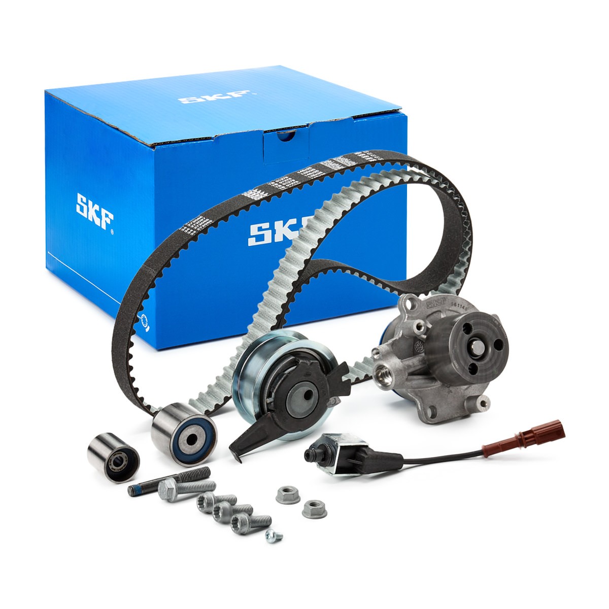 SKF Registerreimsett med vannpumpe VKMC 01279 SKF VKMC 01279 Vannpumpe + registerreimsett SKODA Kamiq (NW4) billige