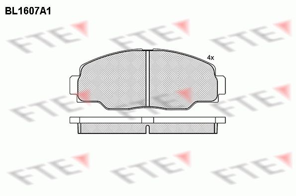 FTE Pastilhas de travão 9010246 FTE 9010246 Calços de travão Dyna 150 Y100 preço