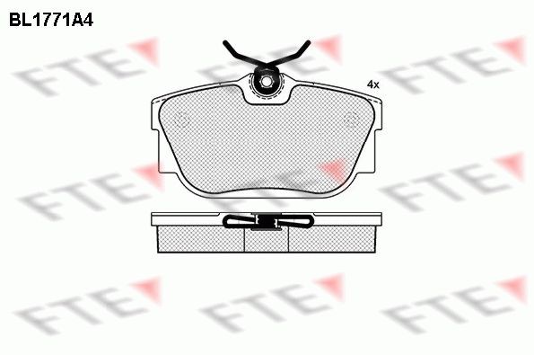 FTE Kit pastiglie freni 9010341 9010341 costo Pastiglie dei freni Volkswagen EOS FTE