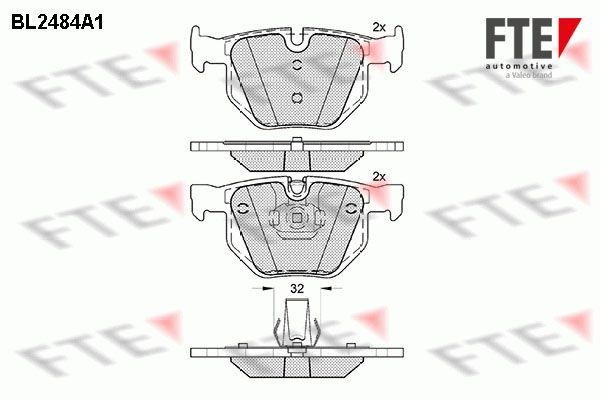 Plaquettes de frein FTE 9010760 FTE 9010760: Plaquettes de frein Alpina D3 2014