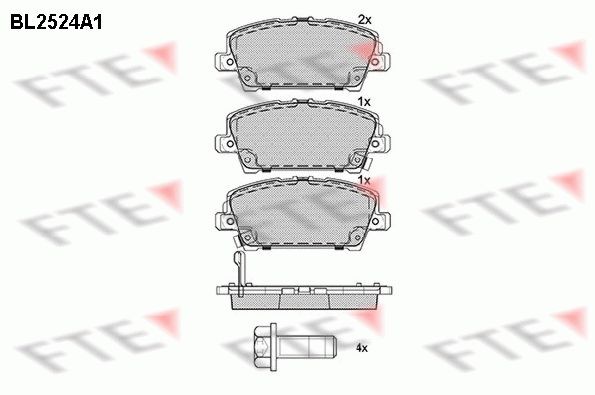 FTE Piduriklotsid 9010779 Piduriklots HONDA FTE 9010779