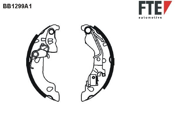 FTE Bremsesko sett 9100069 Bremsesko sett FTE TRAJET 9100069 billige