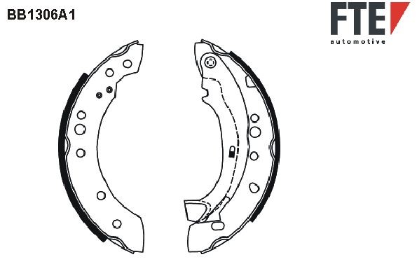 FTE Remschoenset 9100075 Kia SPORTAGE Remschoen FTE 9100075