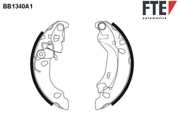 FTE Remschoenset 9100093 9100093 Remschoenen FTE KIA SPORTAGE