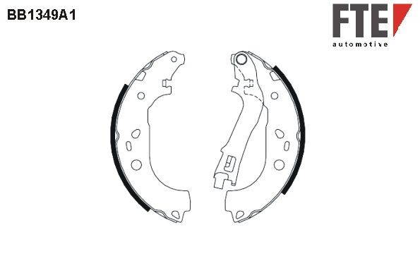 FTE Bromsbacksats 9100101 9100101 FTE bromsbackar Fiat DUCATO
