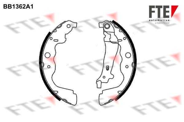 FTE Kit ganasce freni 9100110 9100110 costo Ganasce freno RENAULT TWINGO FTE