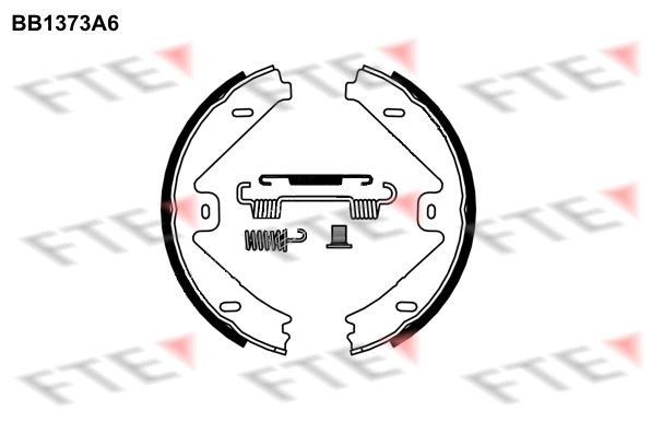 FTE Handbrake shoes 9100118 9100118 FTE handbrake shoes for MERCEDES-BENZ VITO