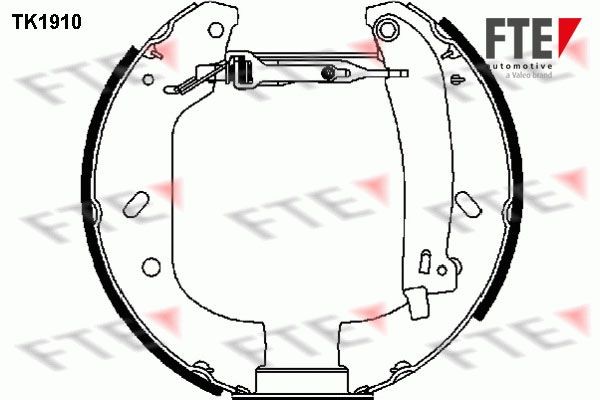 FTE Bromsbacksats 9110009 9110009 FTE bromsbacksats FIAT DUCATO