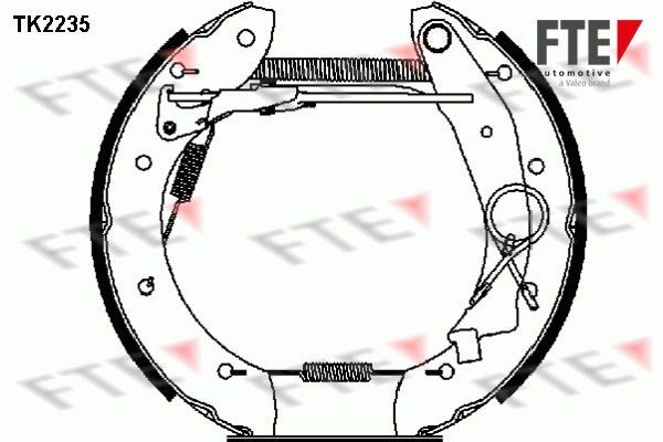 FTE Bremsesko sett 9110022 Bremsesko sett FTE 108 9110022 billige
