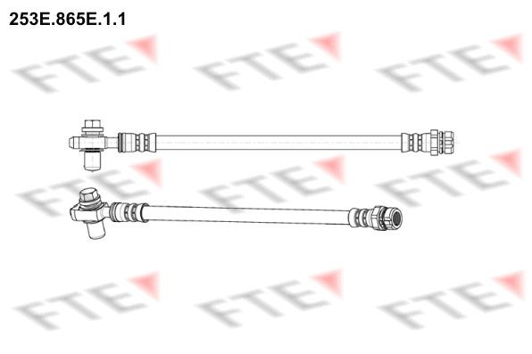 FTE Brake hose 9240415 9240415 FTE brake hose for AUDI Q7