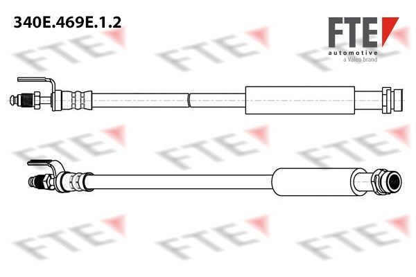 FTE Flexible de frein 9240507 9240507 Flexible de frein FTE RENAULT ESPACE