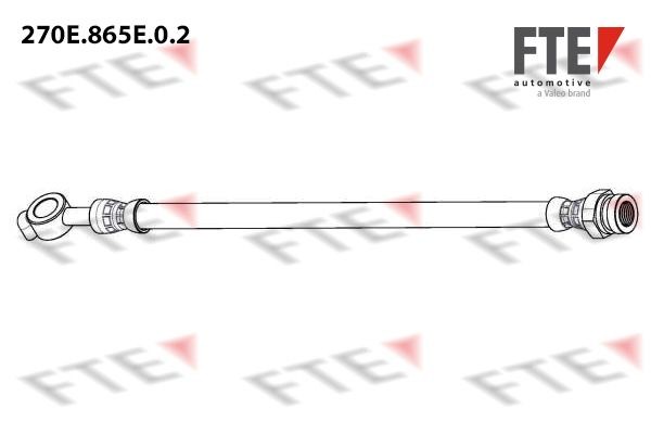 FTE Brzdová hadica 9240926 Brzdové hadičky FTE Mazda 2 9240926