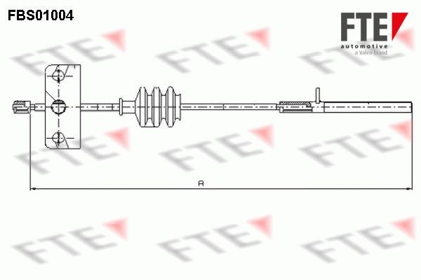 FTE Żażné lanko parkovacej brzdy 9250000 FTE 9250000 originálne Ručná brzda Alfa Romeo GTV 916 cena