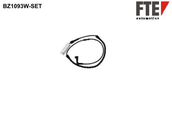 FTE Slitekontakt bremsekloss 9410062 Bremsebeleggslitasje FTE 4-serie 9410062 billige