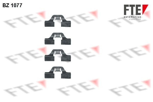 FTE Σετ βοηθ. εξαρτημάτων, τακάκια φρένων 9910176 9910176 Σετ βοηθ. εξαρτημάτων, τακάκια φρένων OPEL VECTRA FTE