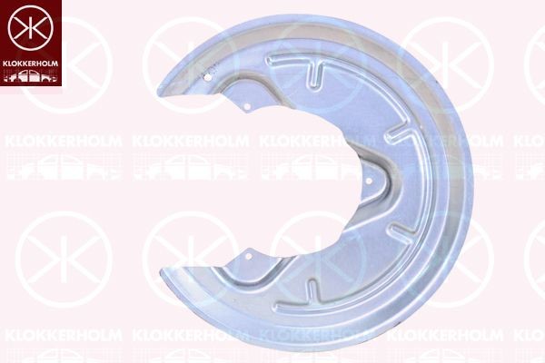 Stænkskærm, bremseskive KLOKKERHOLM 6033870 KLOKKERHOLM 6033870 Ankerplader RENAULT LAGUNA 2010