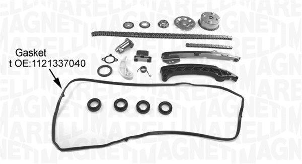 Kit catena distribuzione MAGNETI MARELLI 341500001470 MAGNETI MARELLI 341500001470 costo Catena di distribuzione Toyota C-HR 2016