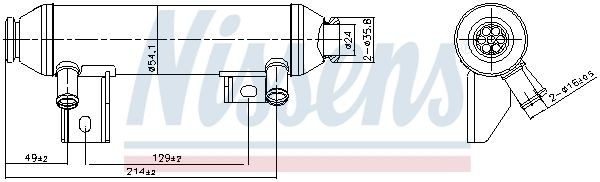 NISSENS EGR-jahuti 989419 989419 EGR jahuti NISSENS BMW X1