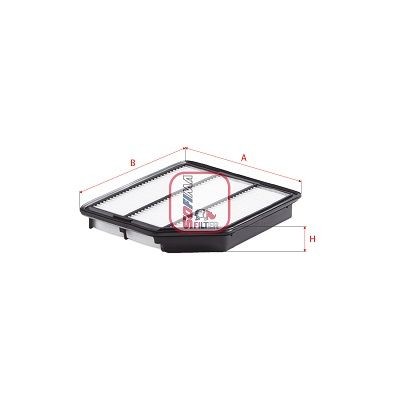 SOFIMA Filtre à air S 3C86 A Filtre à air SOFIMA H-1 Camionnette S 3C86 A pas cher