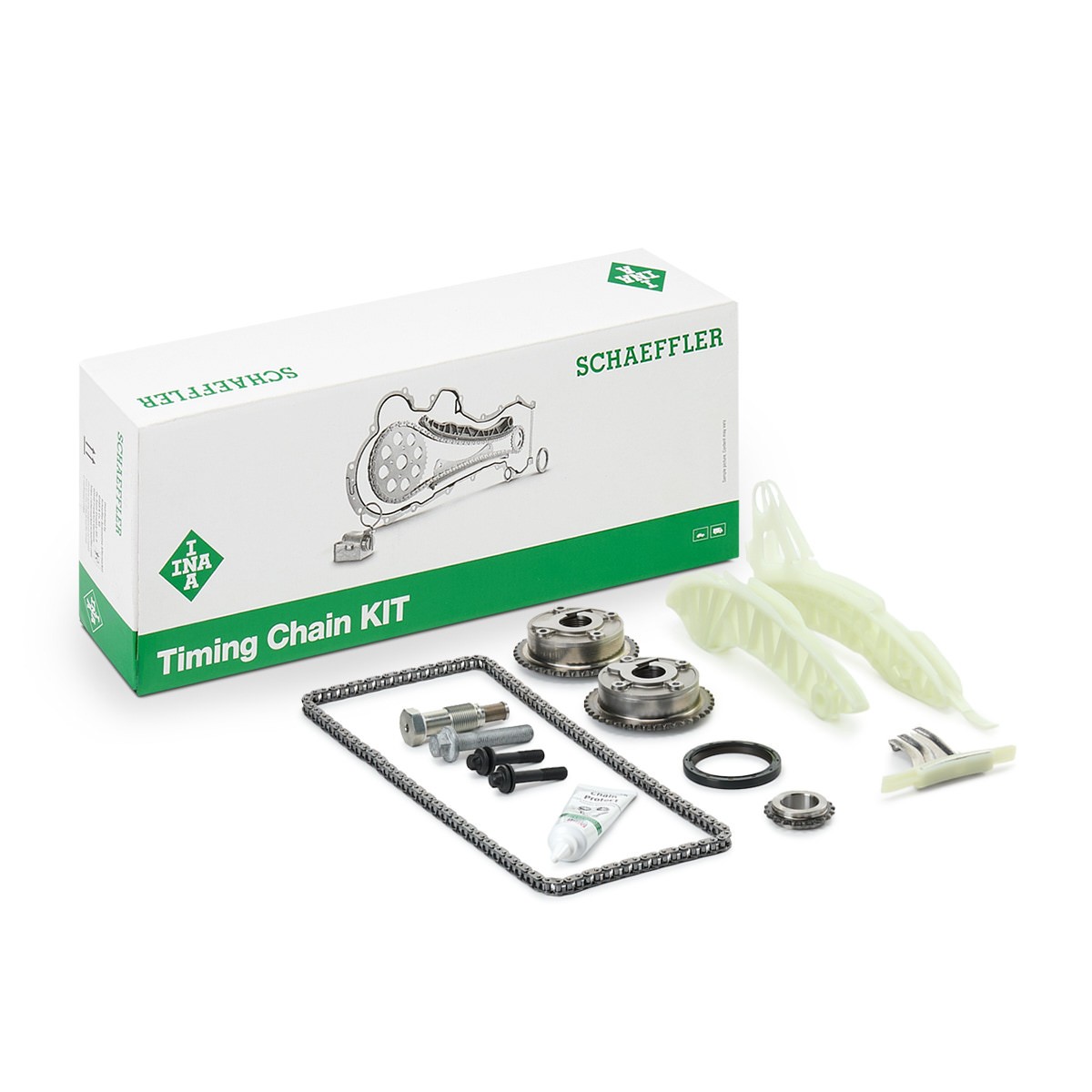 Distributiekettingset INA 559 0104 40 INA 559 0104 40 Distributieketting, set PEUGEOT PARTNER 2010