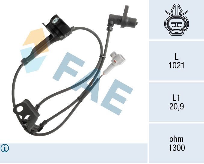 FAE Wielsnelheidssensor (ABS) 78562 78562 Abs sensor TOYOTA URBAN CRUISER FAE