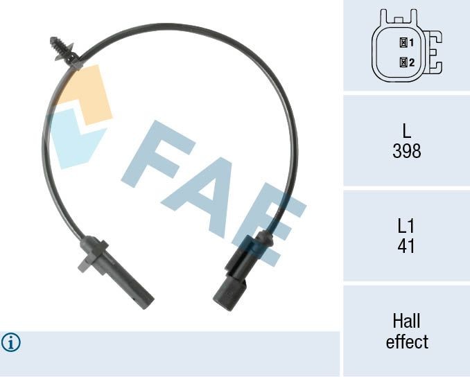 FAE ABS-Sensor 78570 78570 ABS Sensor FAE KIA MAGENTIS