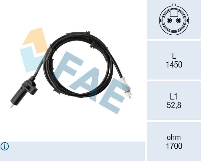 FAE ABS-Sensor 78577 ABS Sensor FAE Kia MAGENTIS 78577