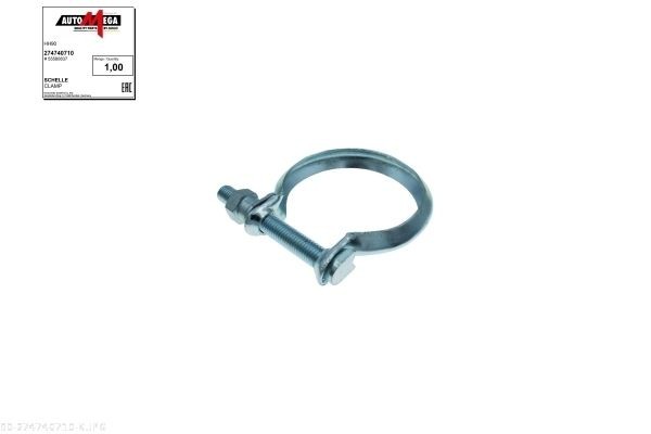 AUTOMEGA Fascetta scarico 274740710 274740710 costo Fascetta scarico AUTOMEGA OPEL MERIVA