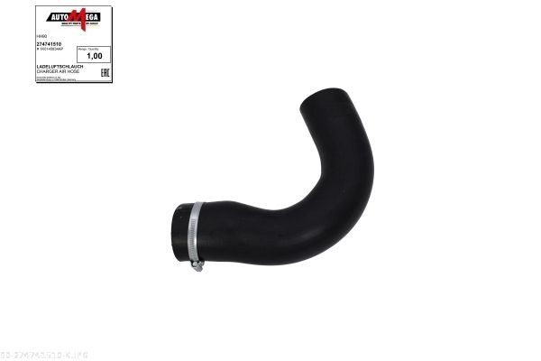 AUTOMEGA Tubo flexível do ar de sobrealimentação 274741510 Sobrealimentação tubo AUTOMEGA Seat IBIZA 274741510