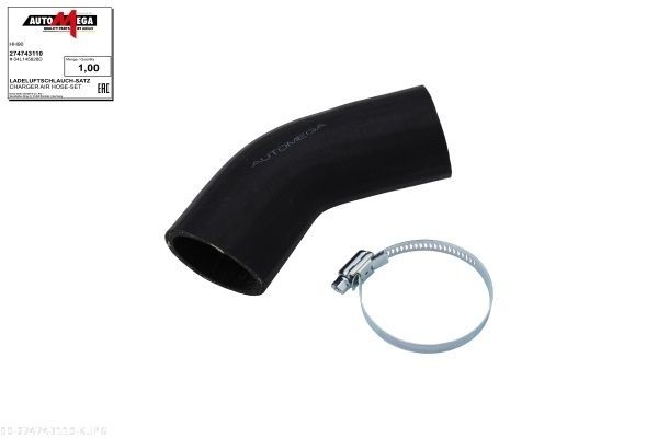 AUTOMEGA Tubo flexível do ar de sobrealimentação 274743110 274743110 Tubo turbo SEAT IBIZA AUTOMEGA