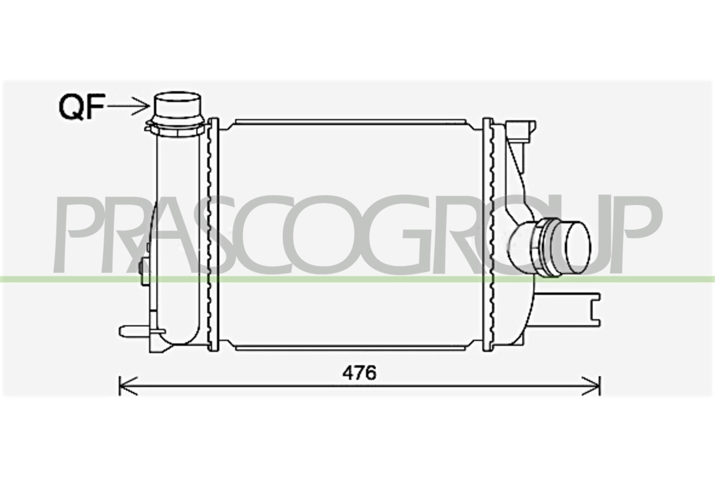 PRASCO Vahejahuti RN329N001 Intercooler PRASCO CLIO RN329N001 odav
