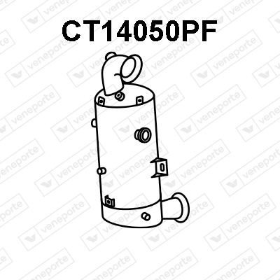 VENEPORTE Catalisador SCR CT14050PF CT14050PF Pre-catalizador HYUNDAI ix20 VENEPORTE