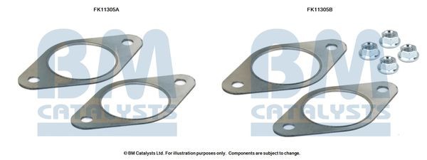 BM CATALYSTS Kit di montaggio, Filtro antiparticolato / particellare FK11305 FK11305 costo Kit montaggio impianto gas scarico BM CATALYSTS BMW X1
