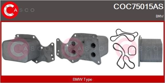 CASCO Radiateur d'huile COC75015AS COC75015AS Radiateur d'huile BMW Série 7 CASCO
