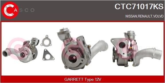 Turbocharger CASCO CTC71017KS CASCO CTC71017KS: Turbo Nissan PRIMERA 2015