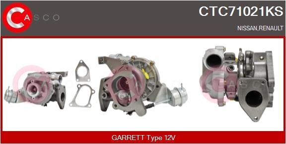 CASCO Turbolader CTC71021KS Turboaggregat CASCO PATHFINDER CTC71021KS billige