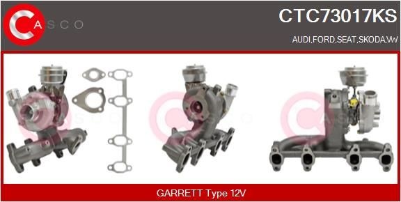 CASCO Turboaggregat CTC73017KS CASCO CTC73017KS Turbo Seat Toledo 1m original
