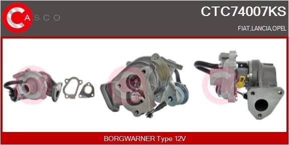 CASCO Turboaggregat CTC74007KS Byta Turbo Chevrolet Spark m300 kostnad CASCO CTC74007KS