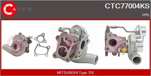 CASCO Turbocharger CTC77004KS CASCO CTC77004KS Turbocharger Opel Astra F 70 prijs